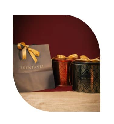 Panettone embalagem de luxo