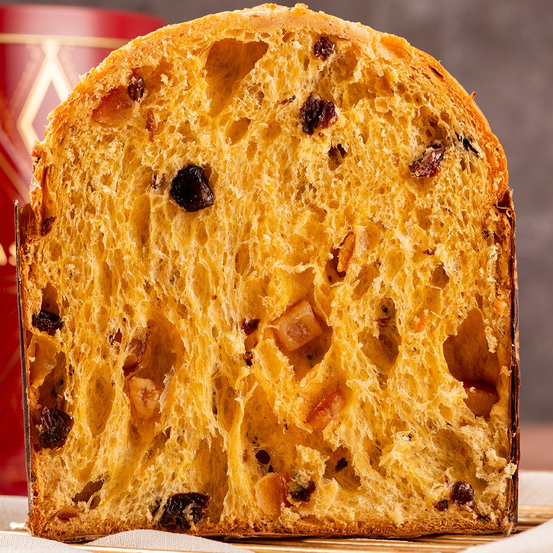 Panettone leve e macio